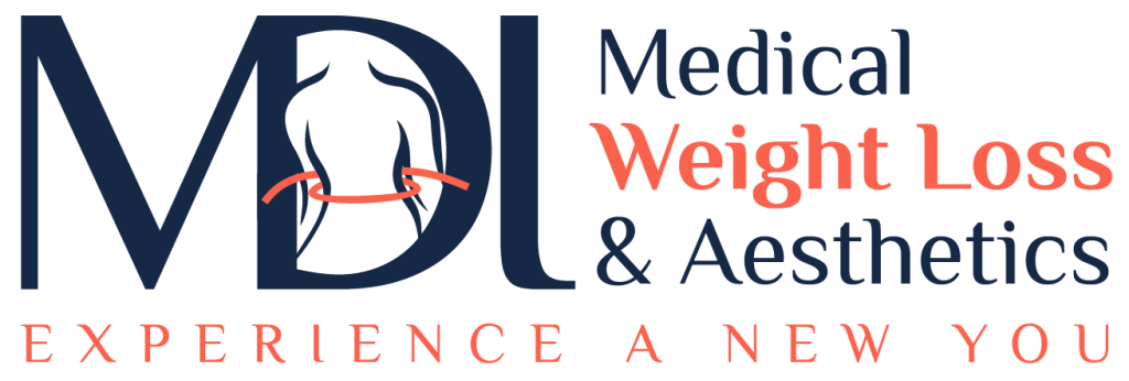 Logo for a medical weight loss and aesthetics clinic.